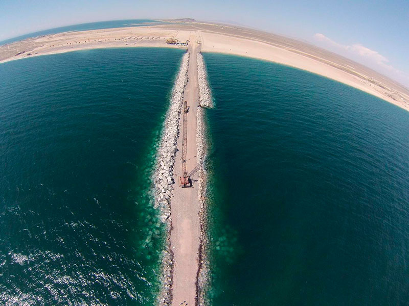 Construcción del Home Port en Puerto Peñasco, Sonora