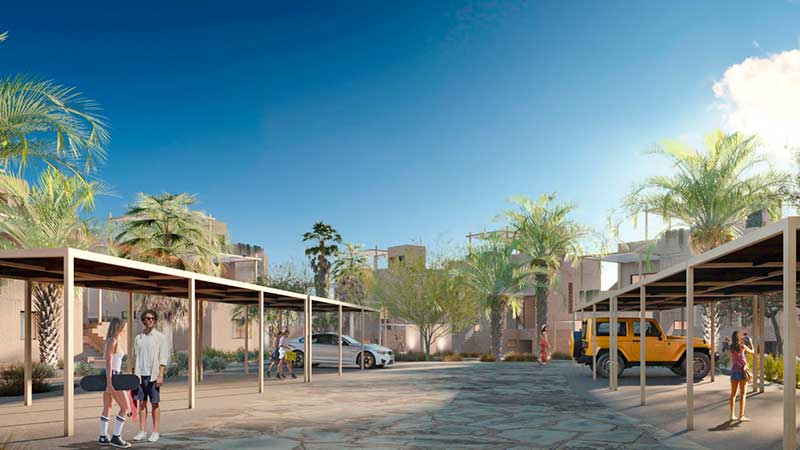 Hotel frente al mar render