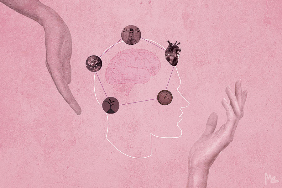 Terapia humanista. Ilustración por Manolo Barrios