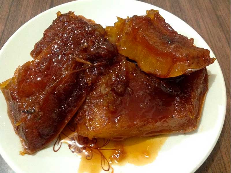 Dulce de calabaza o calabaza enmielada