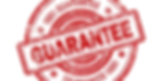 Guarantee stamp on white background