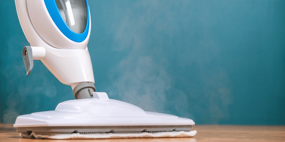 a steam mop on floor