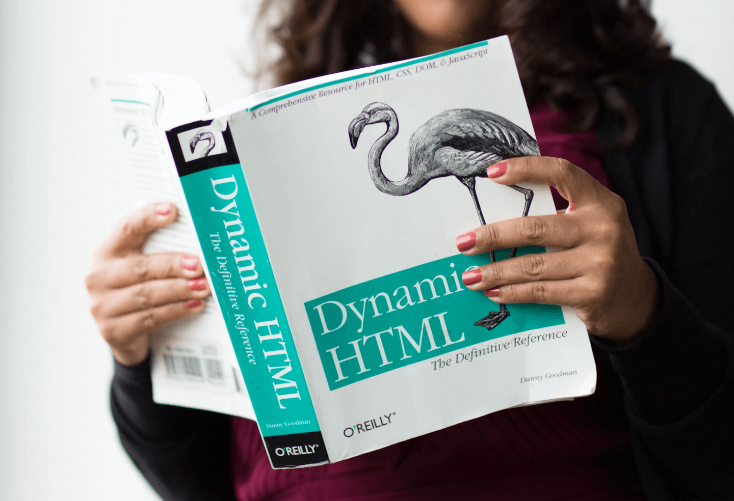 A designer researching about website backups