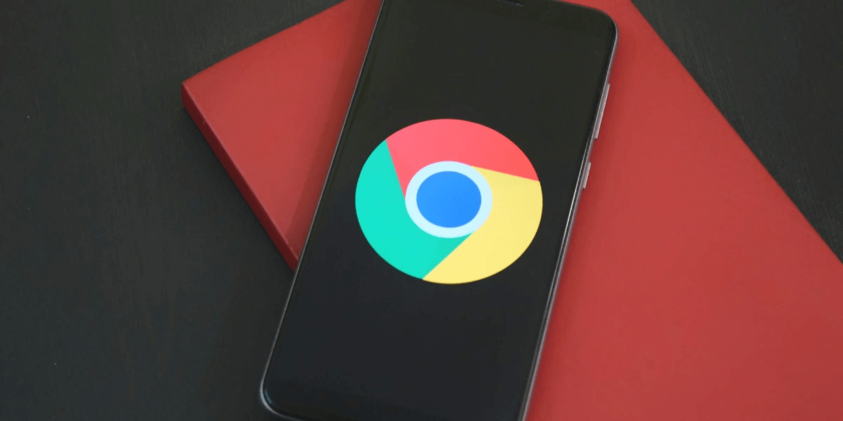 Google logo on a phone 