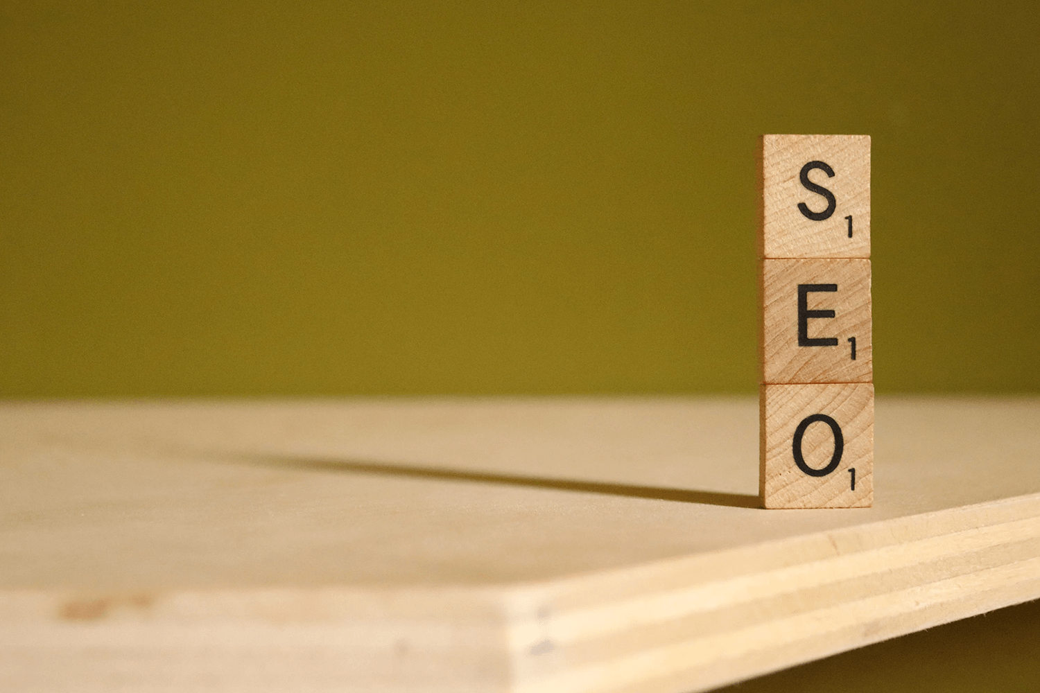 SEO wooden blocks