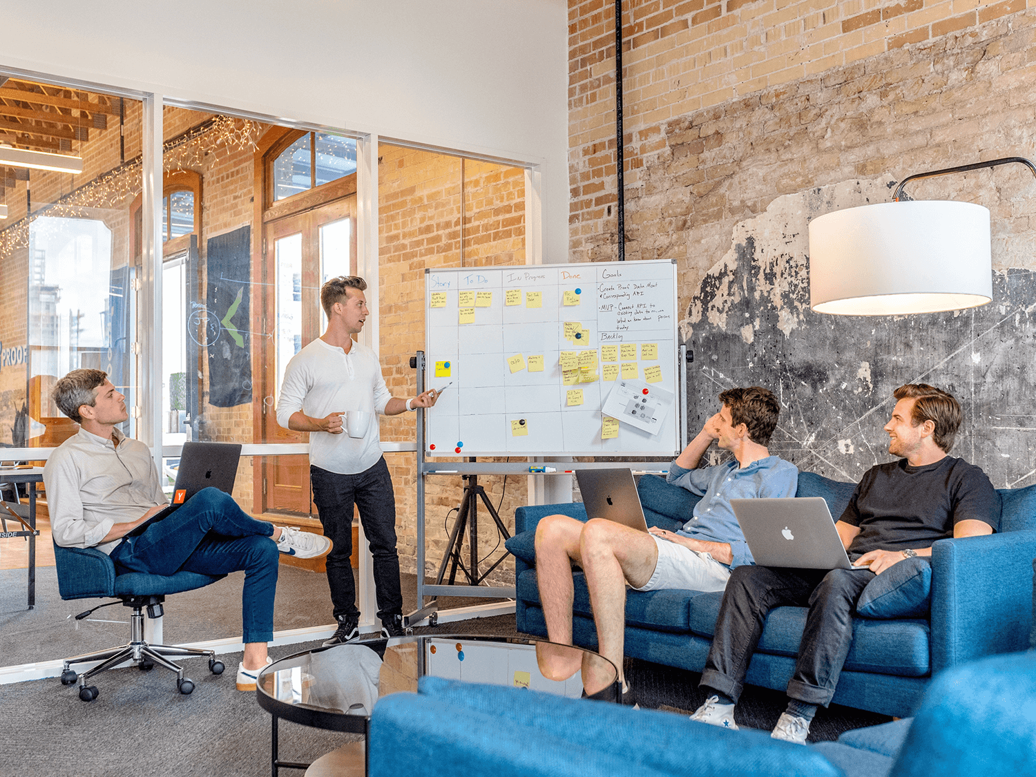 People discussing SEO Strategies to improve search engine results