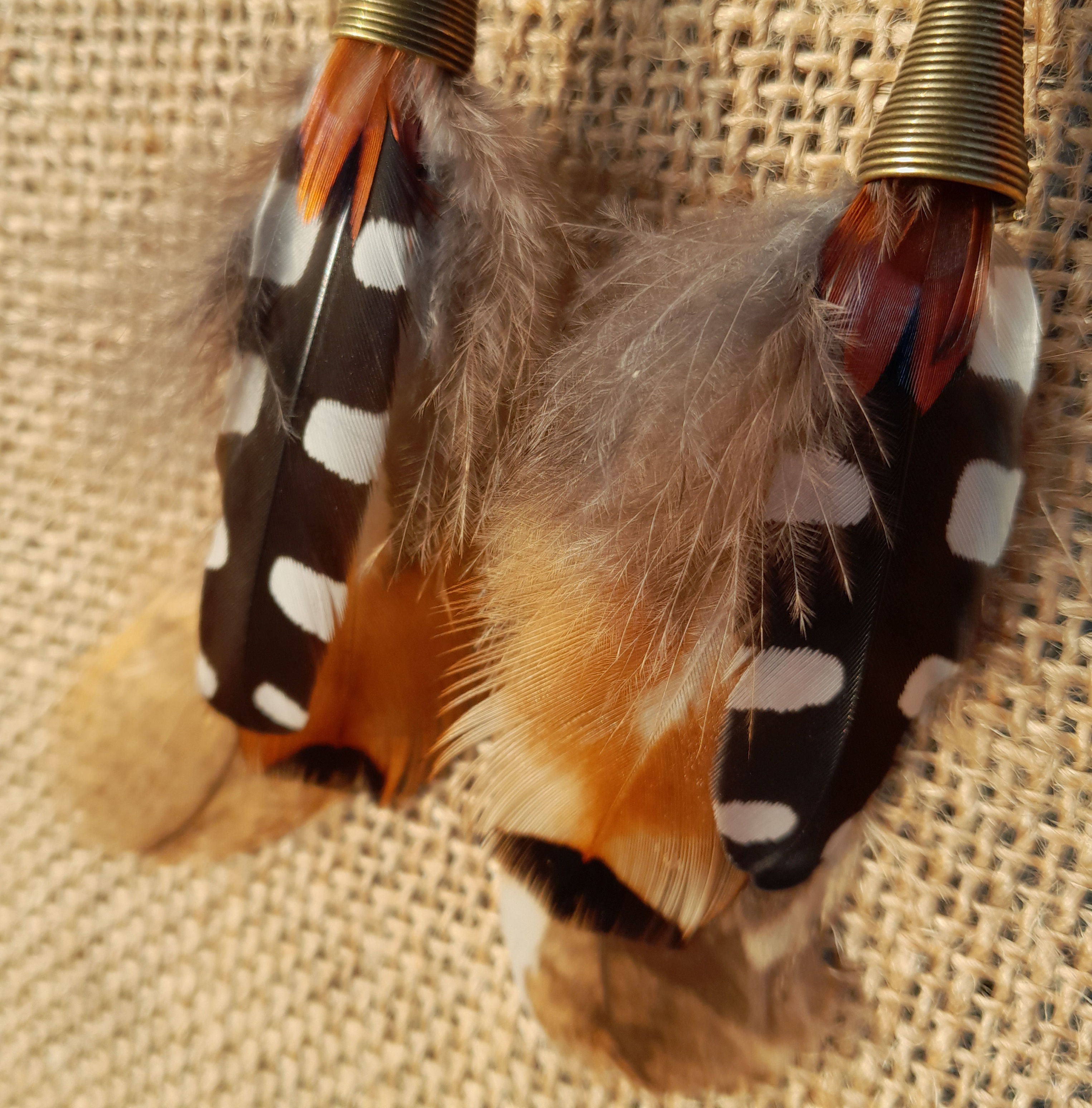 Boucles d'oreilles plumes