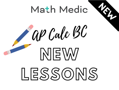 Three New Lessons for Calc BC!