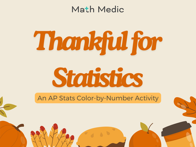 A Thanksgiving Statistics Review Activity