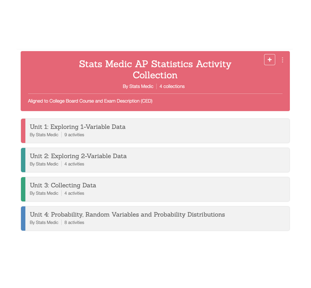 The Stats Medic Desmos Collection