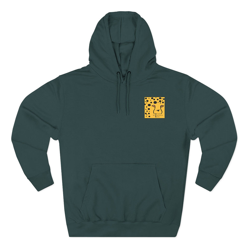 Thumbnail: Fleece Hoodie - Action for Cheetahs Logo (Old logo)