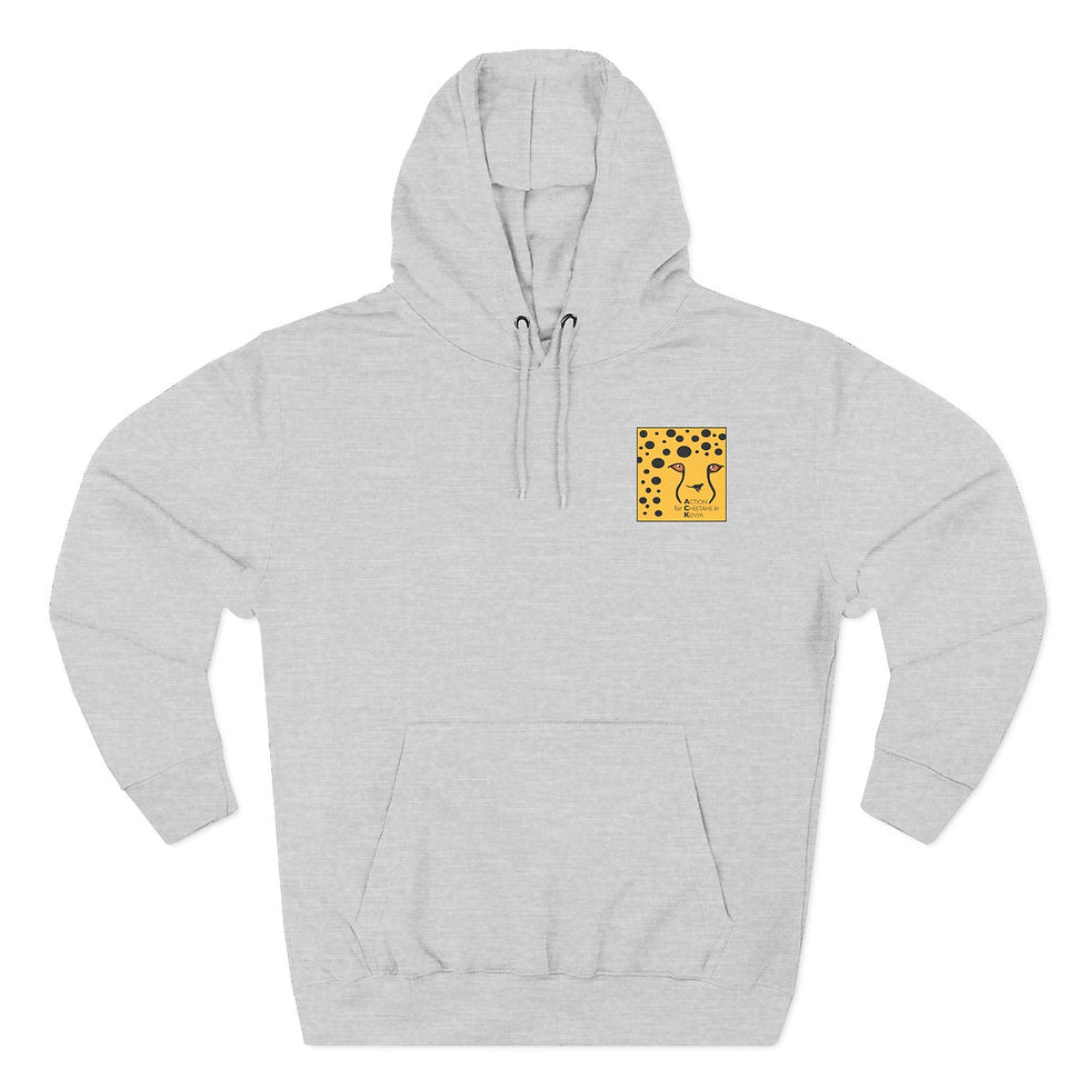 Thumbnail: Fleece Hoodie - Action for Cheetahs Logo (Old logo)