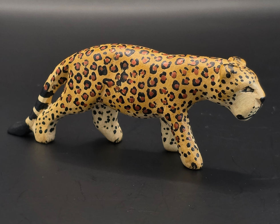 Thumbnail: Kichaka Poa Wooden African Animal Figurines