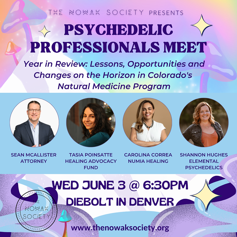 Psychedelic Professionals Meet: DENVER
