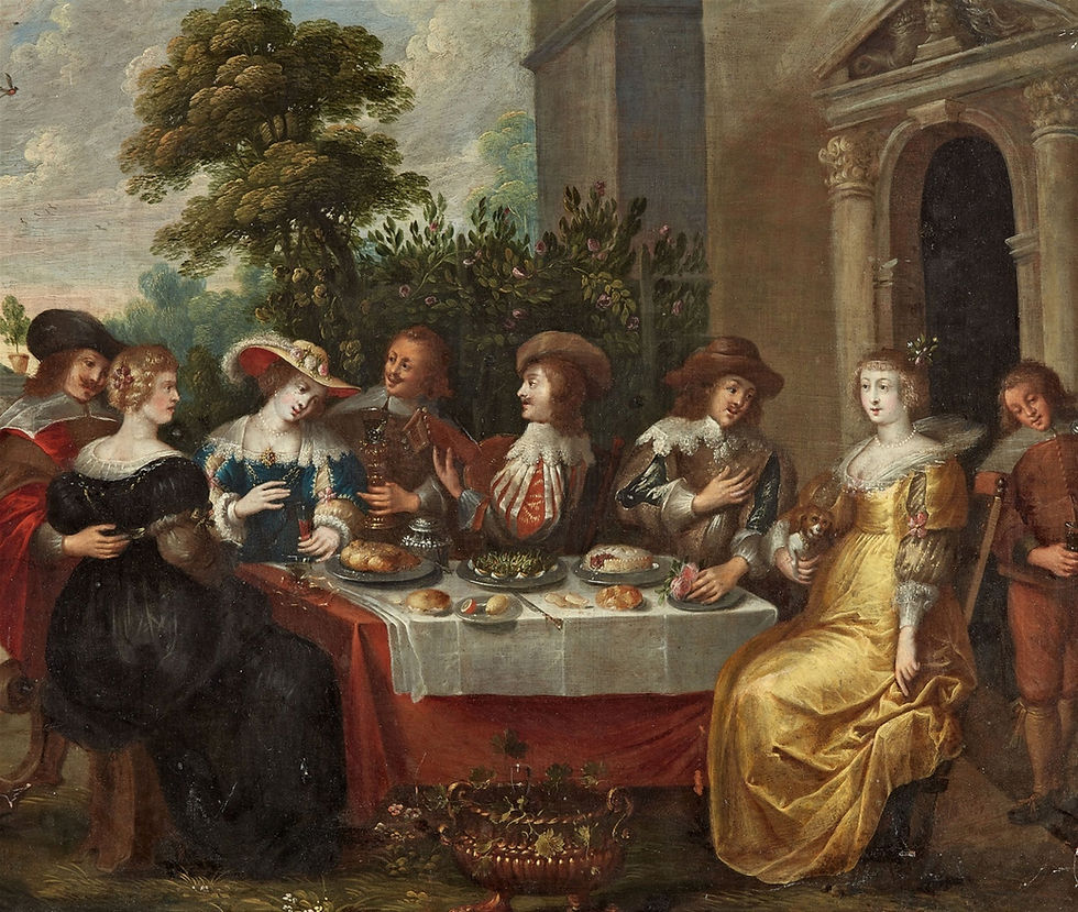 Sociedade festiva, Dirck Hals (1591-1656).