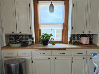 Want to make (sort of) arches out of your old cabinets? I took a wack at it.