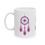 Thumbnail: Pink Dreamcatcher Ceramic Mug - 11oz Indigenous Coffee Mug
