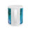 Thumbnail: Turquoise Sky Blue Dreamcatcher Ceramic Mug - 11oz indigenous Coffee Mug