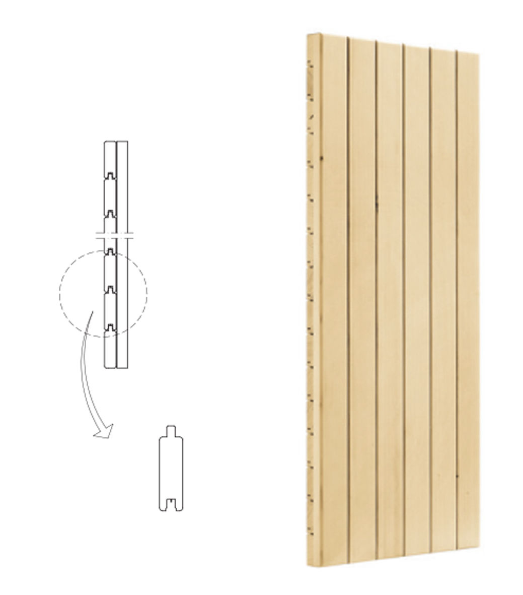 Persiana legno doppio strato