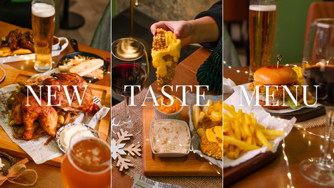 NEW TASTE MENU 💚🧡💥
