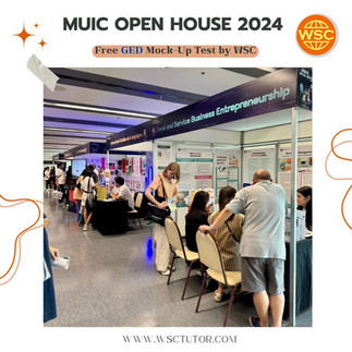 WSC @ MUIC Open House 2024