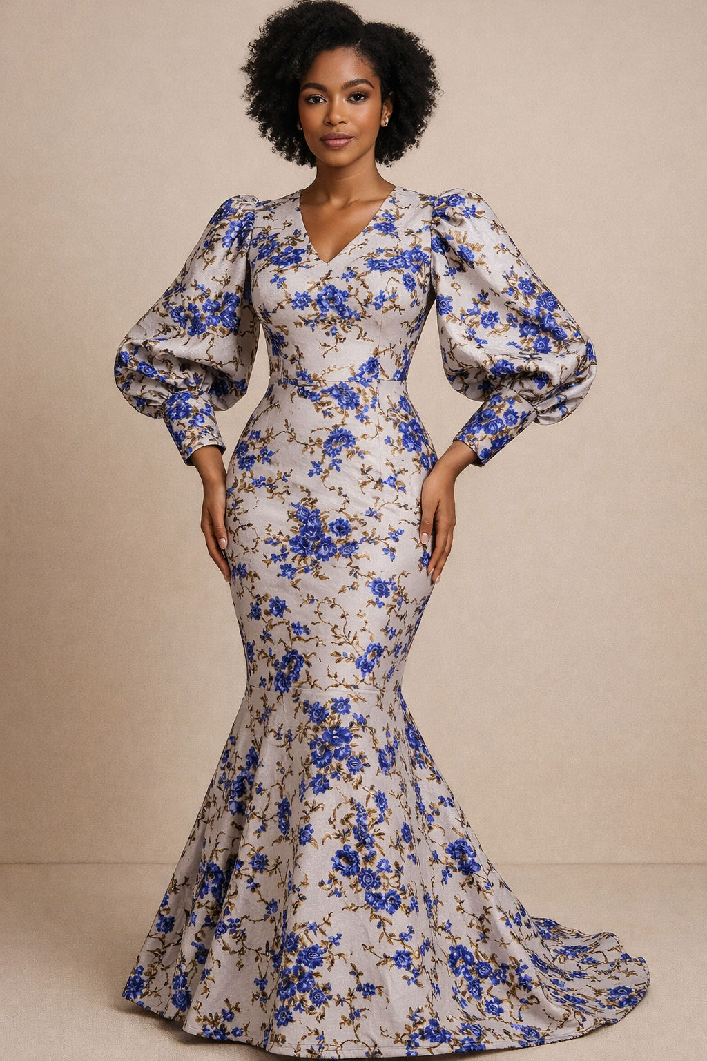 Blooming Grace Mermaid Gown