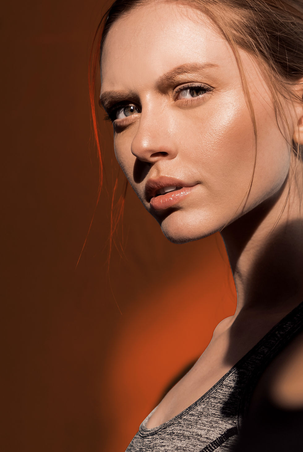 Woman in Side Portrait