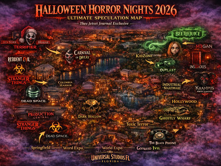 Halloween Horror Nights 2026 Speculation Map Is Here — And The Internet Is Losing It