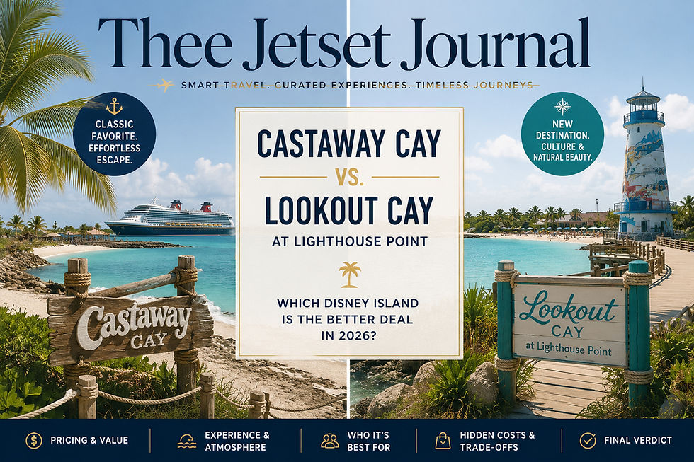 Disney’s Castaway Cay vs. Lookout Cay at Lighthouse Point: Which Private Island Experience Is the Better Choice in 2026?