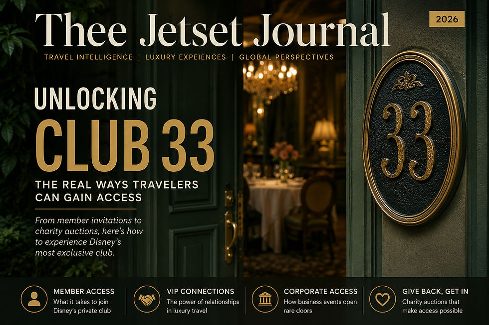 How Travelers Can Actually Gain Access to Disney’s Exclusive Club 33 in 2026