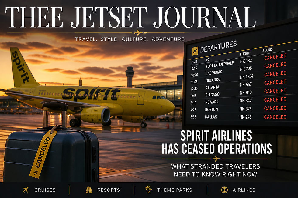 Spirit Airlines Has Ceased Operations — What Stranded Travelers Need to Know Right Now