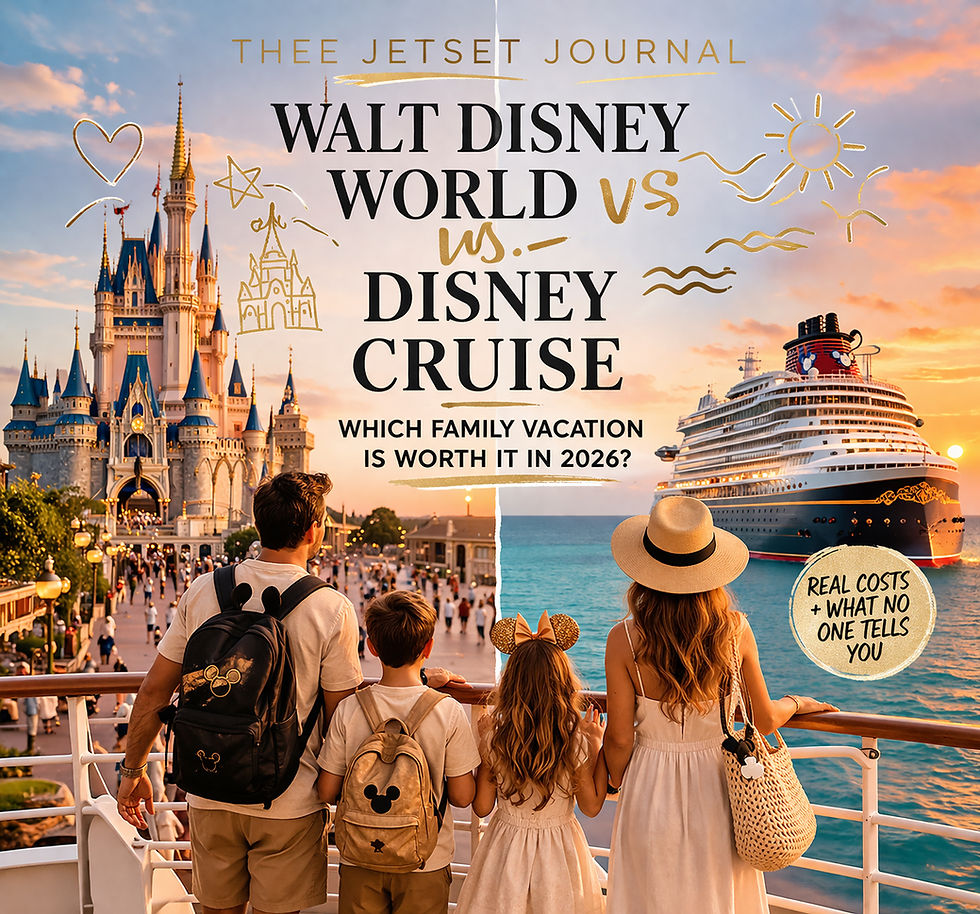 Walt Disney World vs. Disney Cruise: Which Actually Delivers the Better Family Vacation in 2026?