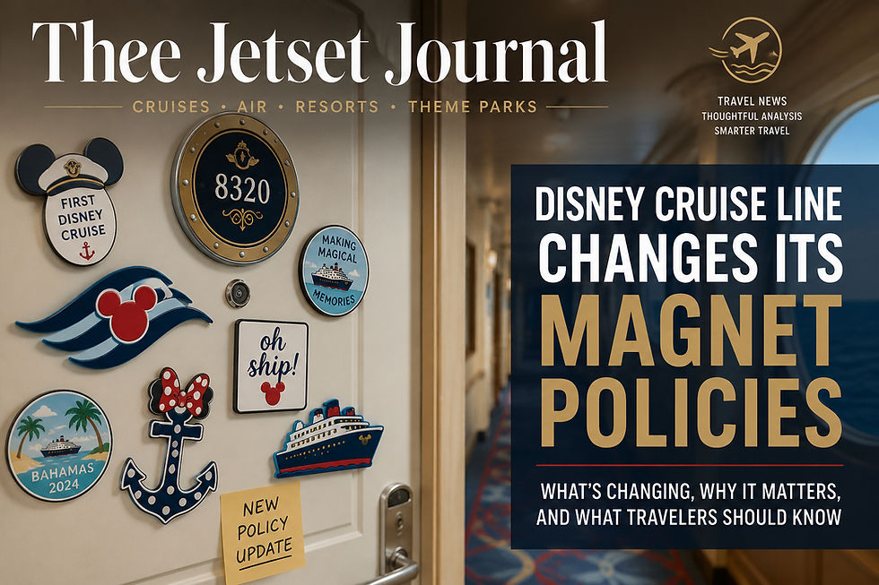 Disney Cruise Line’s New Magnet Policy Signals a Bigger Shift in Guest Behavior at Sea