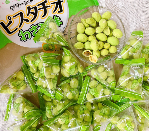 Japanese Senchengtang Pistachio Wasabi Pistachio 215g | Monchan