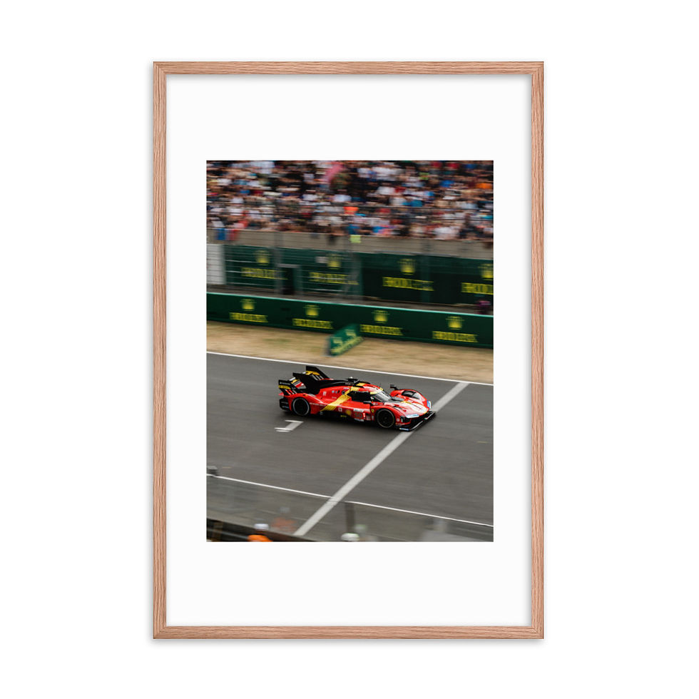Thumbnail: Framed poster 499P Racing