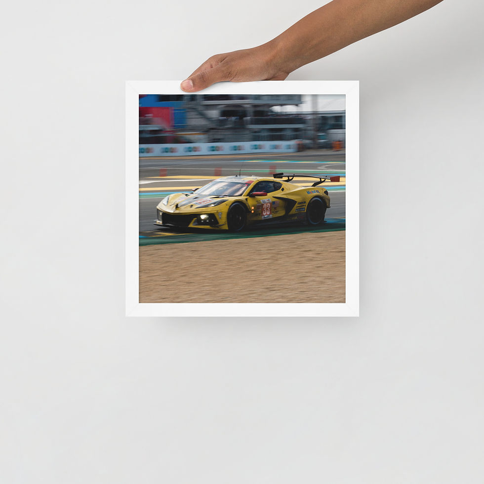 Thumbnail: Corvette Le Mans Framed poster 