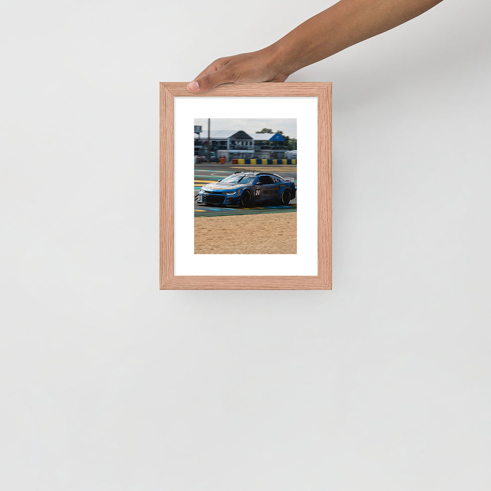 Thumbnail: Nascar Camaro Le Mans Framed poster