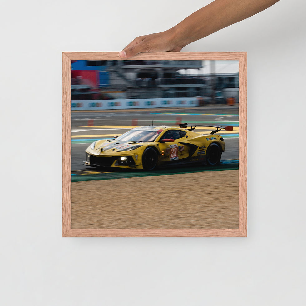 Thumbnail: Corvette Le Mans Framed poster 