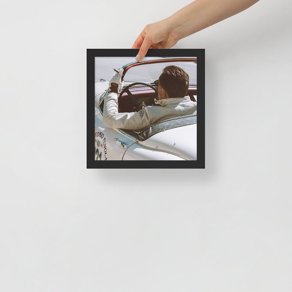 Thumbnail: Framed poster Gentlemen Driver