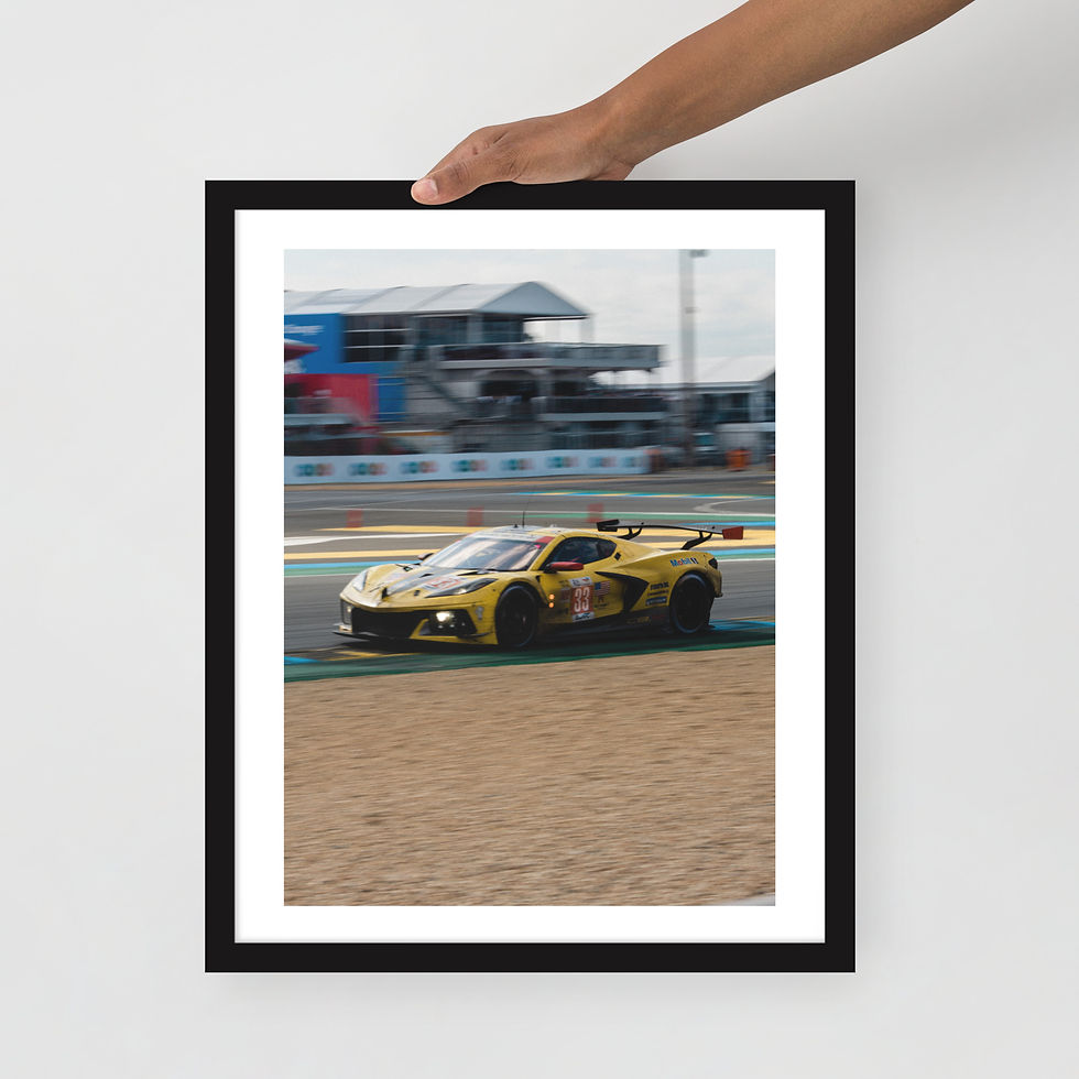 Thumbnail: Corvette Le Mans Framed poster 