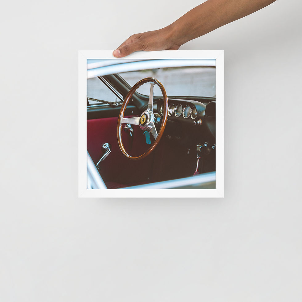 Thumbnail: Framed poster Steering Wheel 
