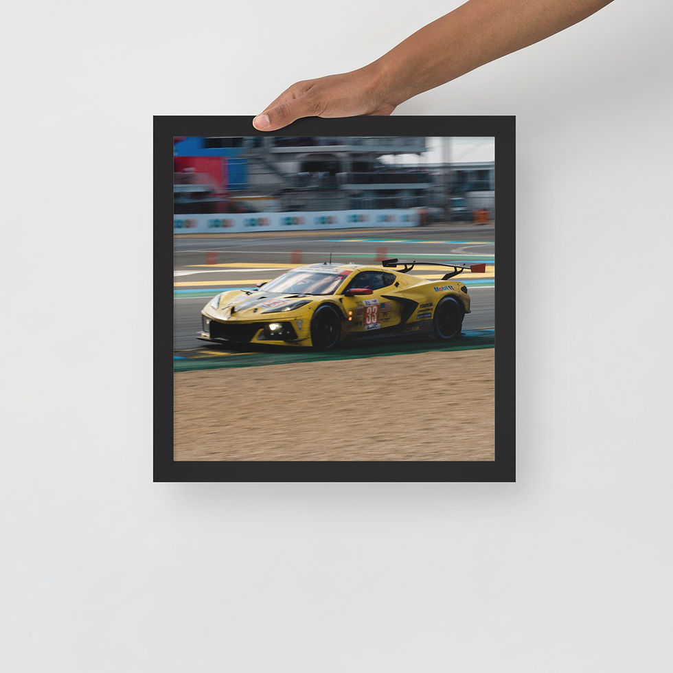 Thumbnail: Corvette Le Mans Framed poster 