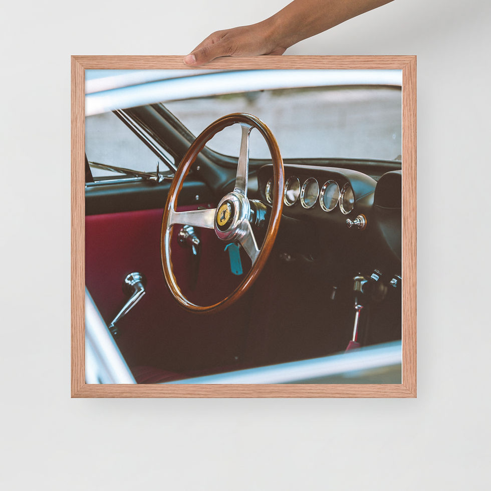 Thumbnail: Framed poster Steering Wheel 
