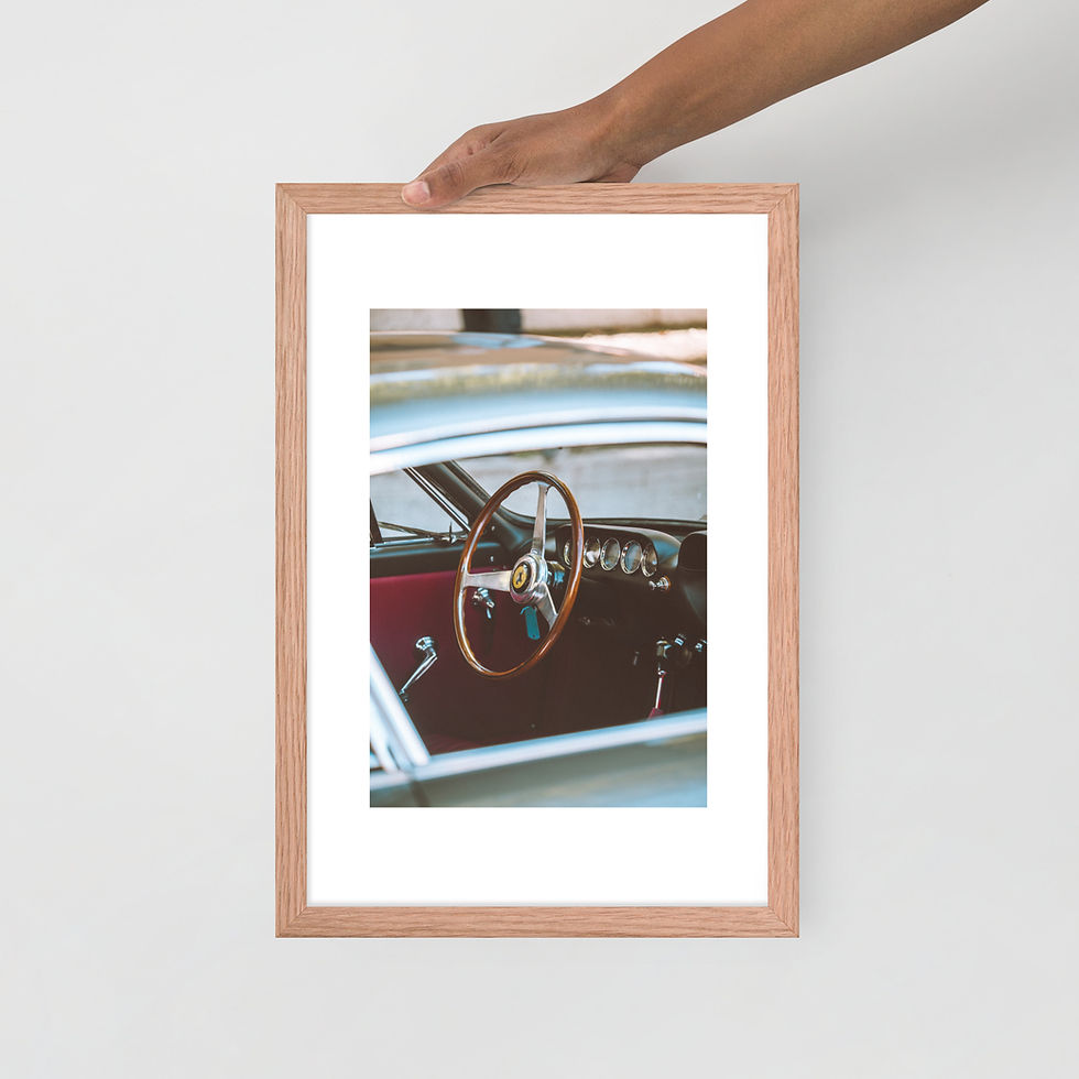 Thumbnail: Framed poster Steering Wheel 