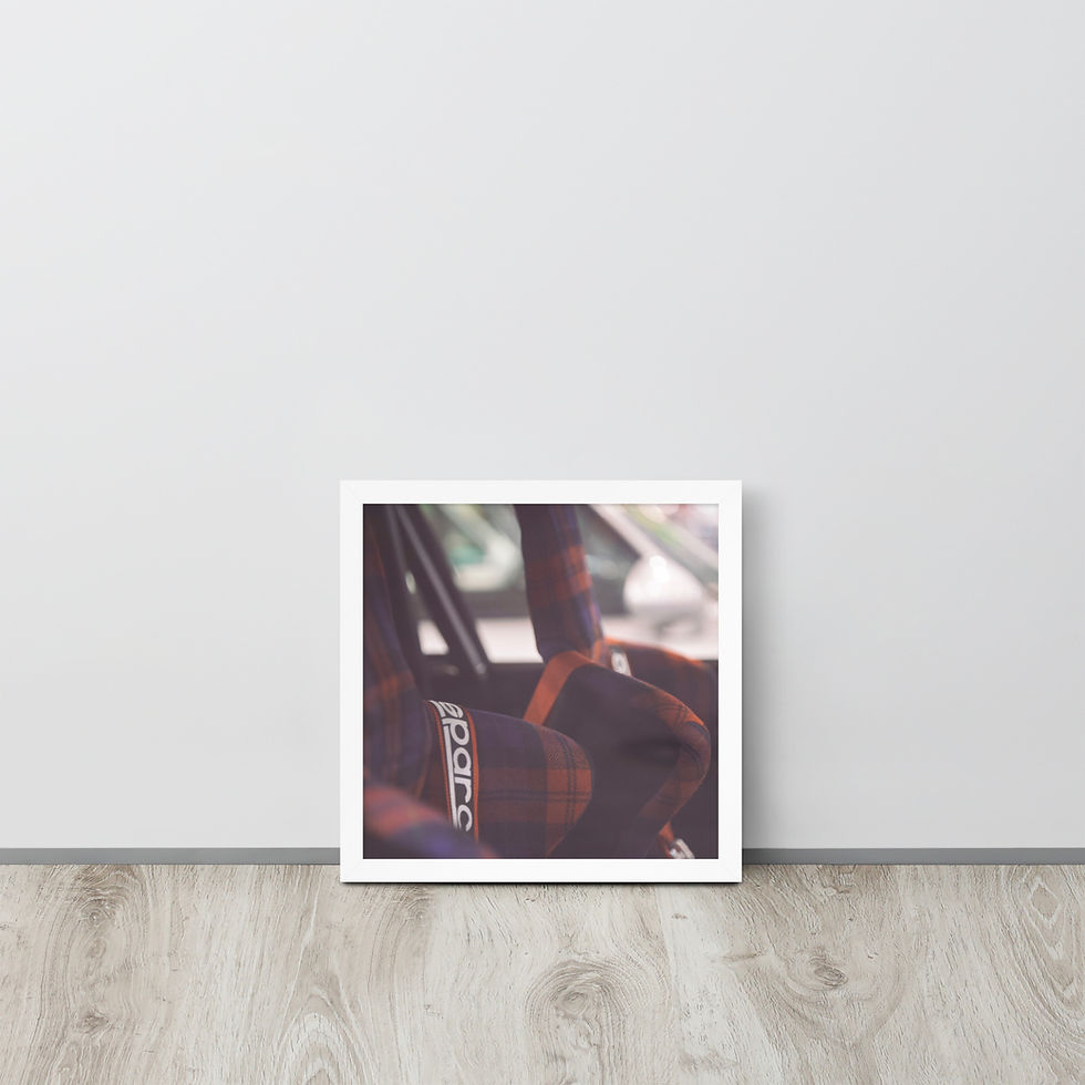 Thumbnail: Framed poster Sparco