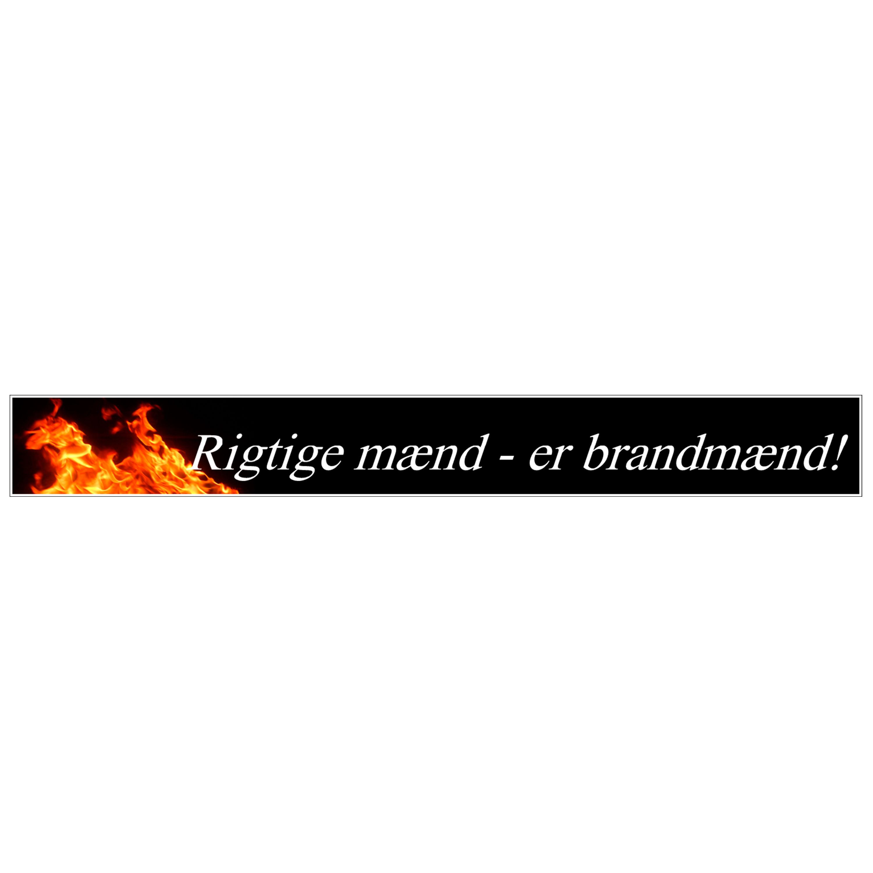 Streamer til bagruden (mand)