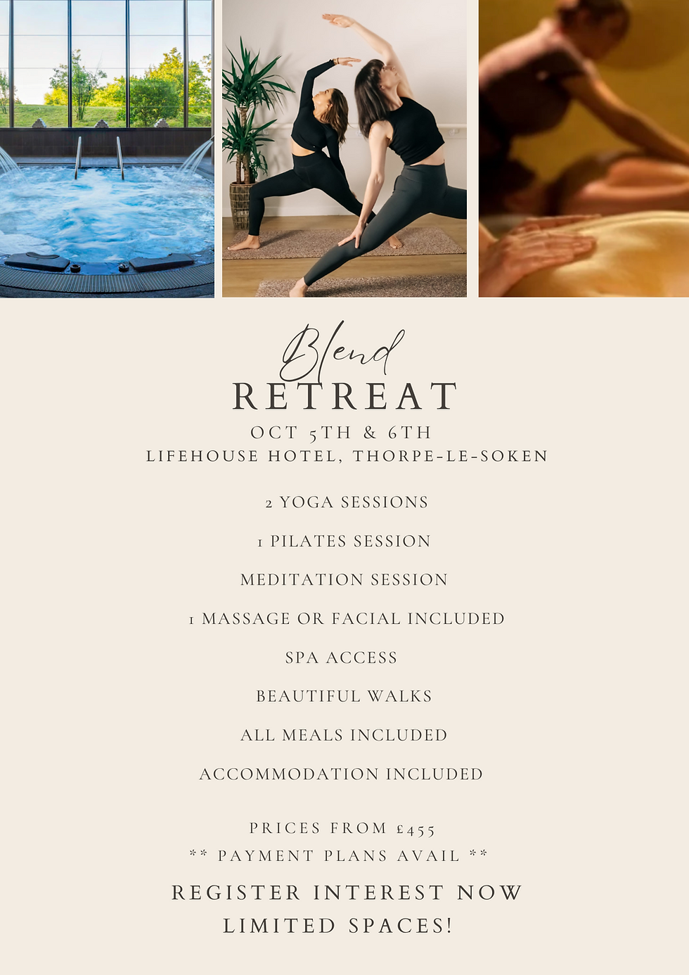 Blend's Relax & Recharge Retreat