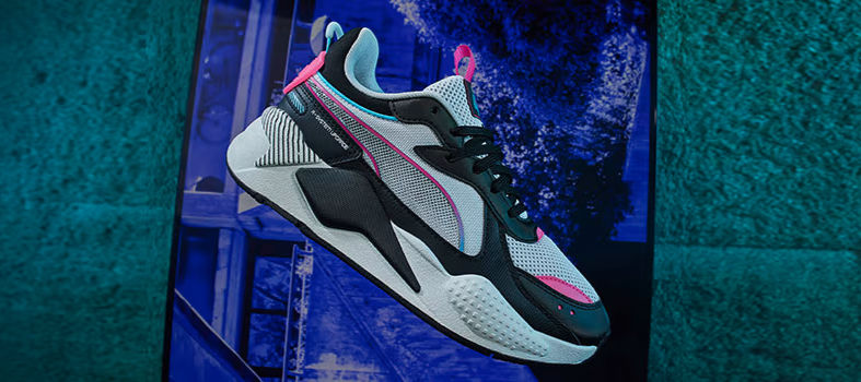 Sepatu Puma RS-X warna Putih Hitam