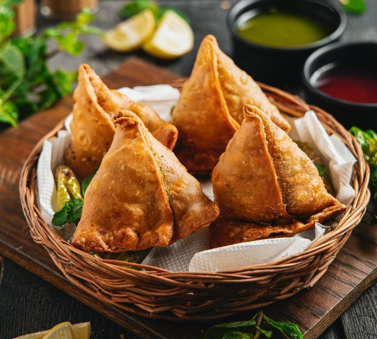 A picture of Indian snack, Samosa