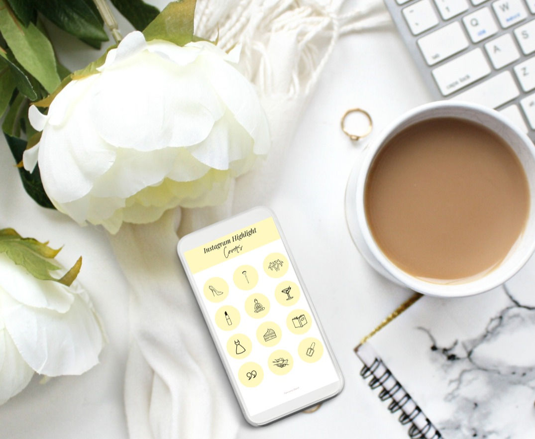 200 Yellow Instagram Story Highlight Covers